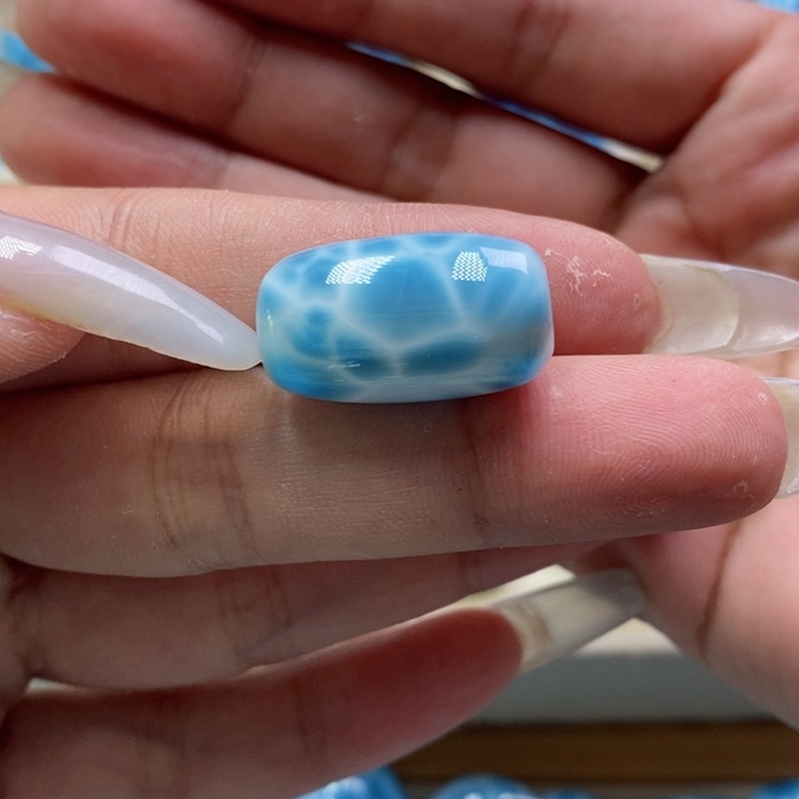 Y***o针钠钙石（海纹石）未镶嵌颈饰