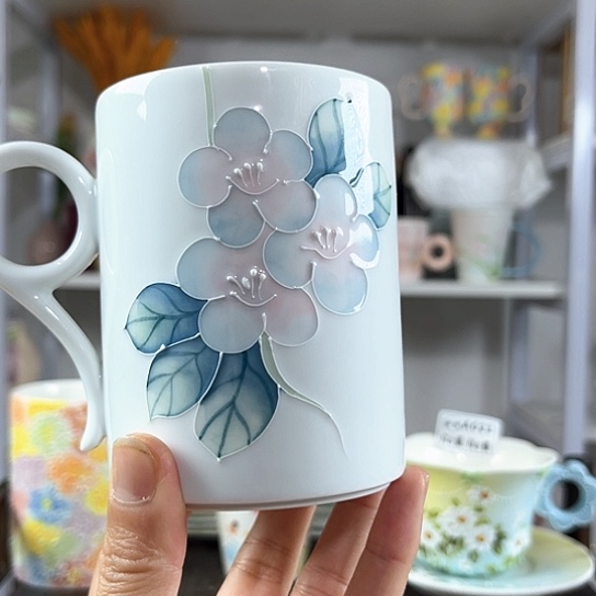 手绘高温釉下彩陶瓷