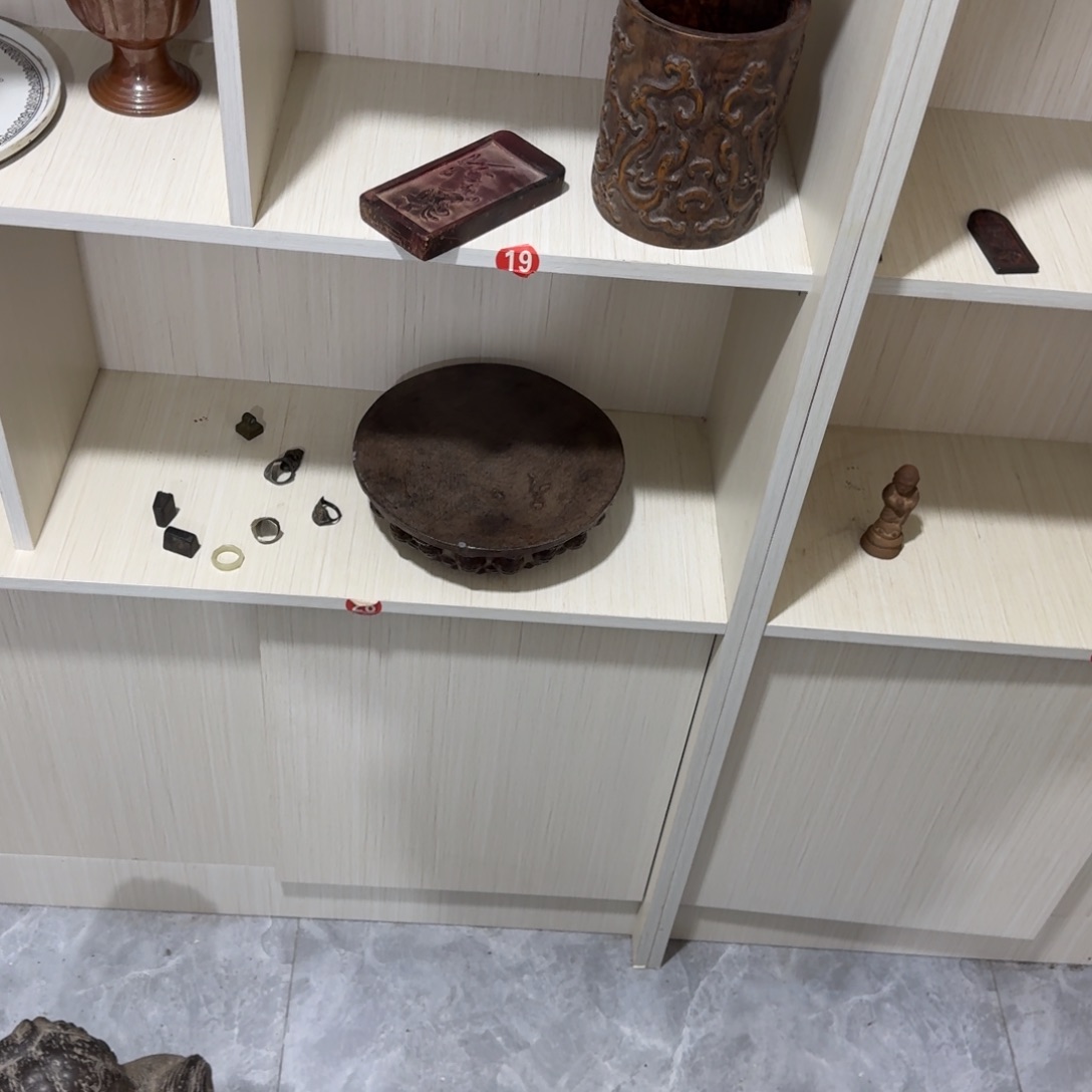 升***社文房摆件 石雕砚台