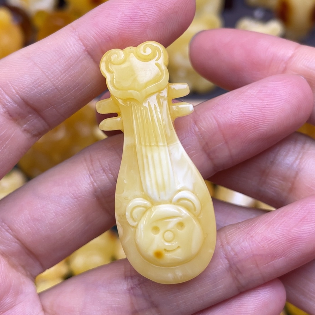未镶嵌琥珀裸石蜜蜡