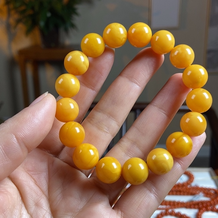 琥珀手链未镶嵌蜜蜡手串12