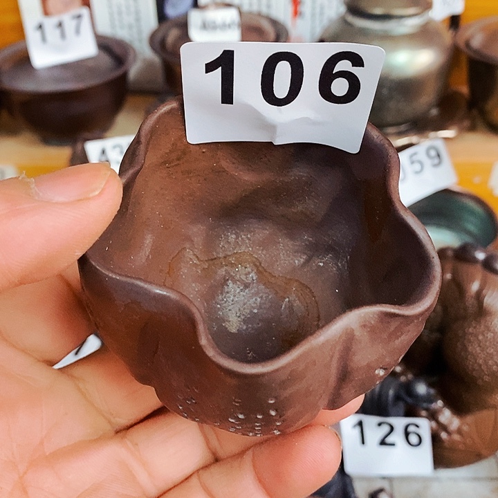 紫砂茶杯柴烧纯手工106