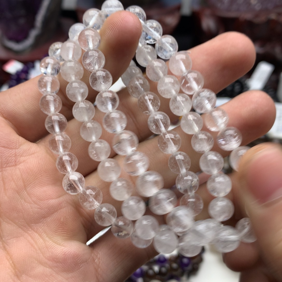 水晶手链未镶嵌天然