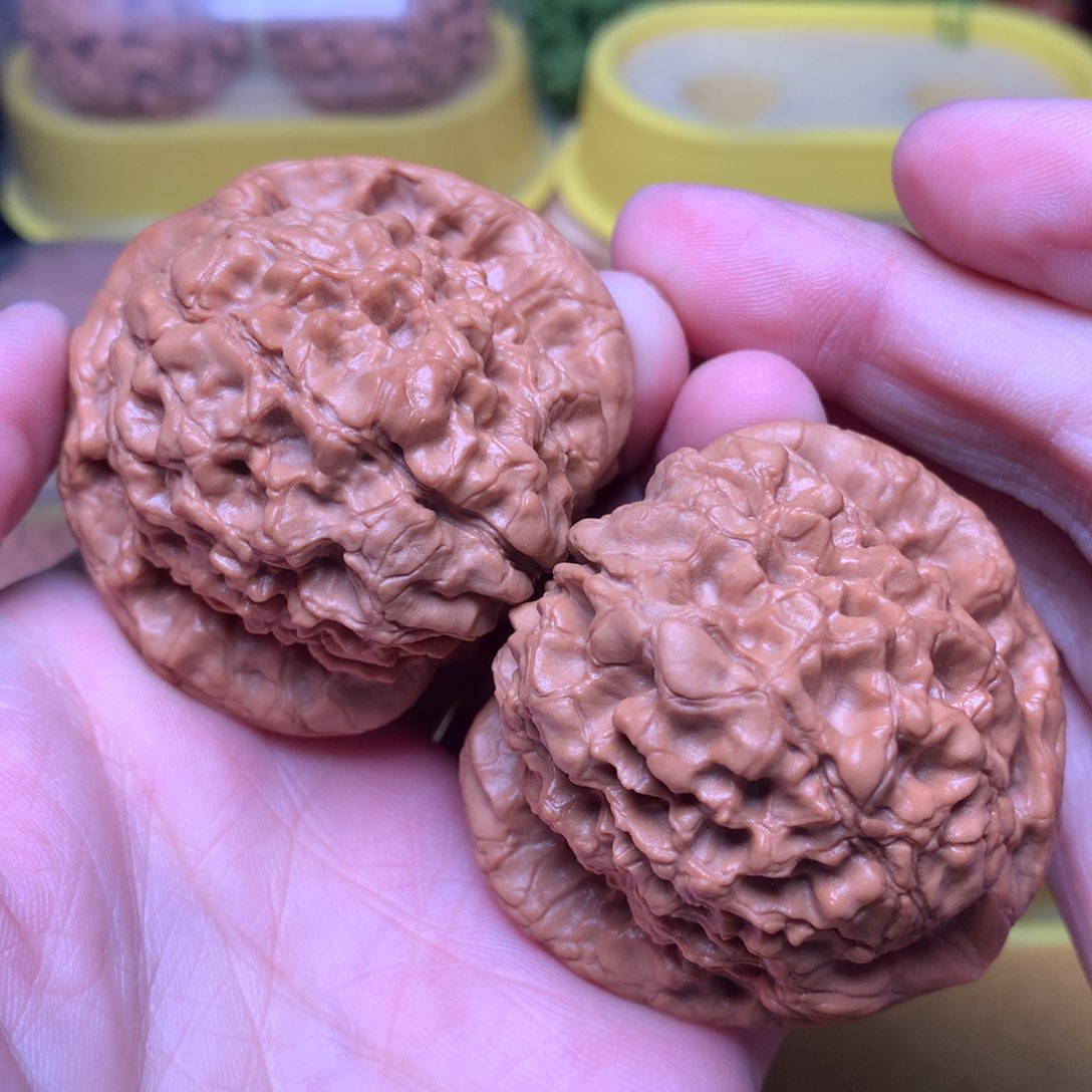 文玩核桃把件毕业肉球龙鼎49