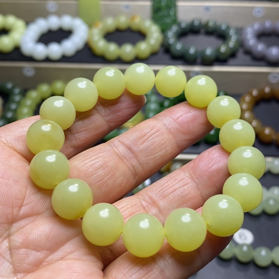 和田玉手串未镶嵌