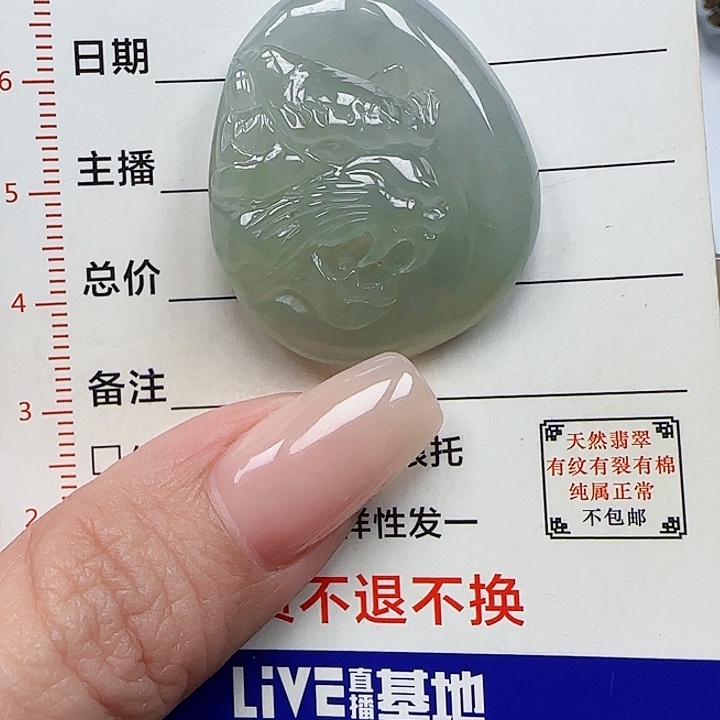 翡翠颈饰未镶嵌天然