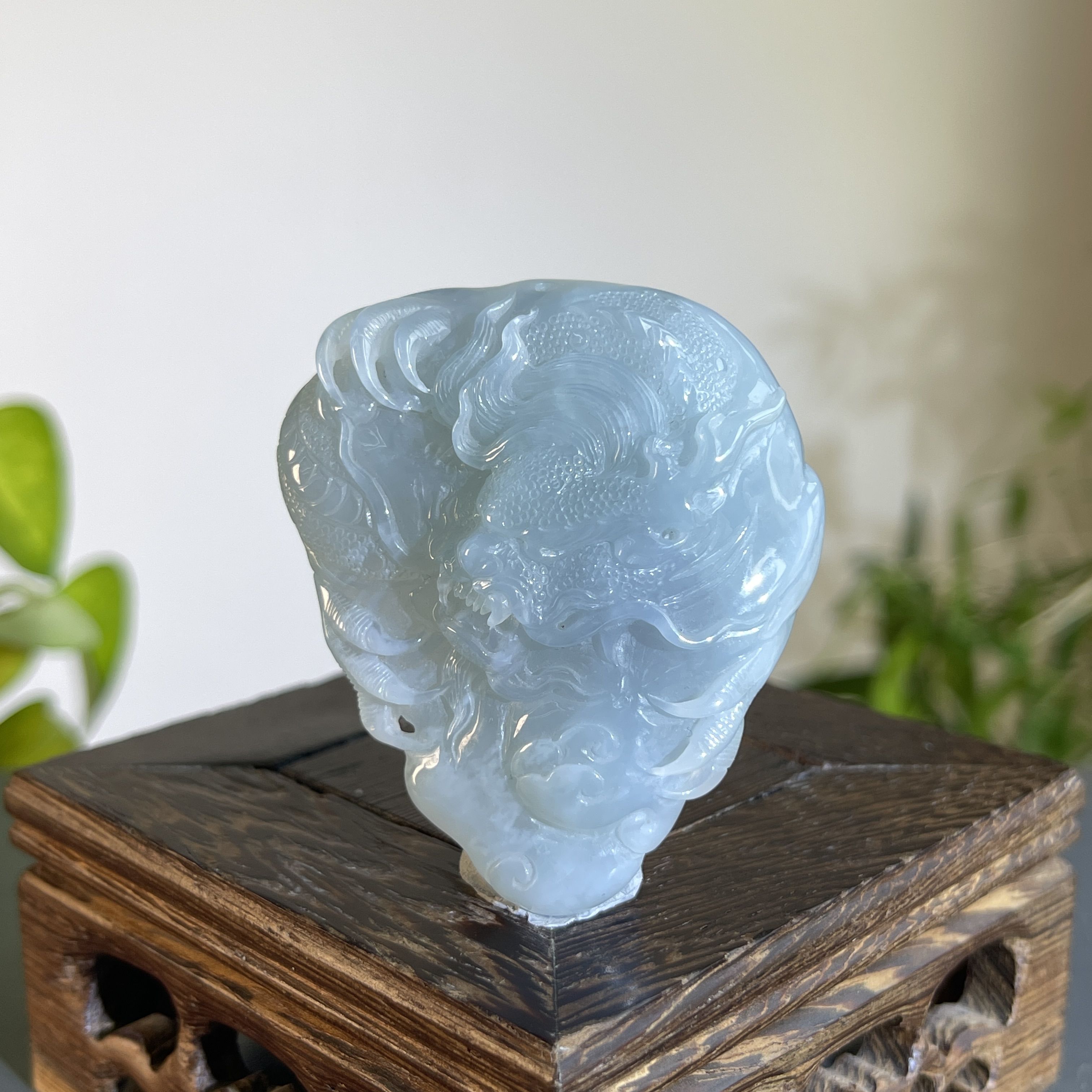 JTB04-103 天然缅甸翡翠A货 龙牌