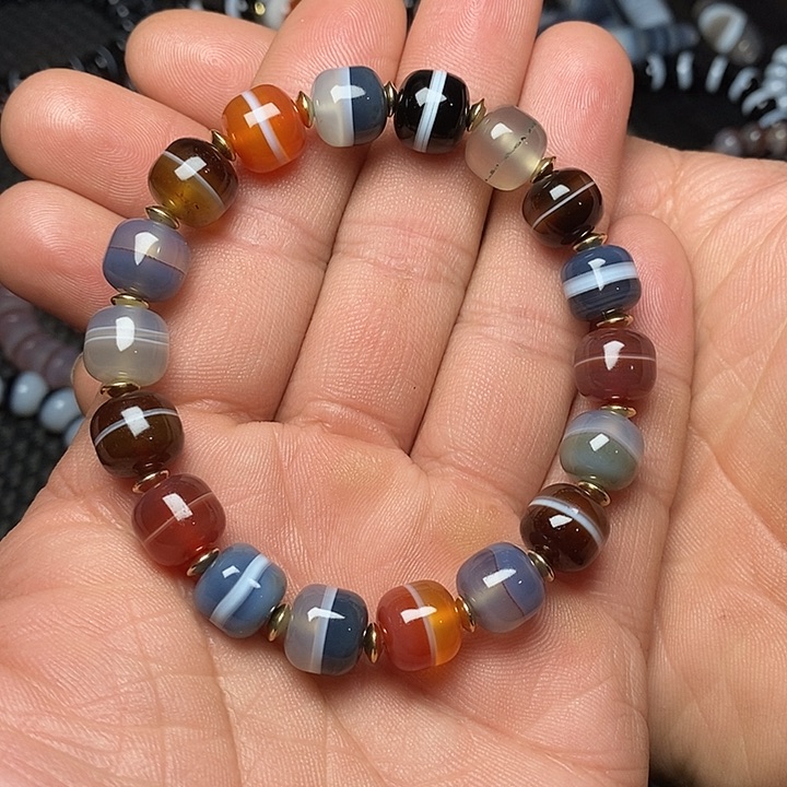 玛瑙/玉髓手链未镶嵌