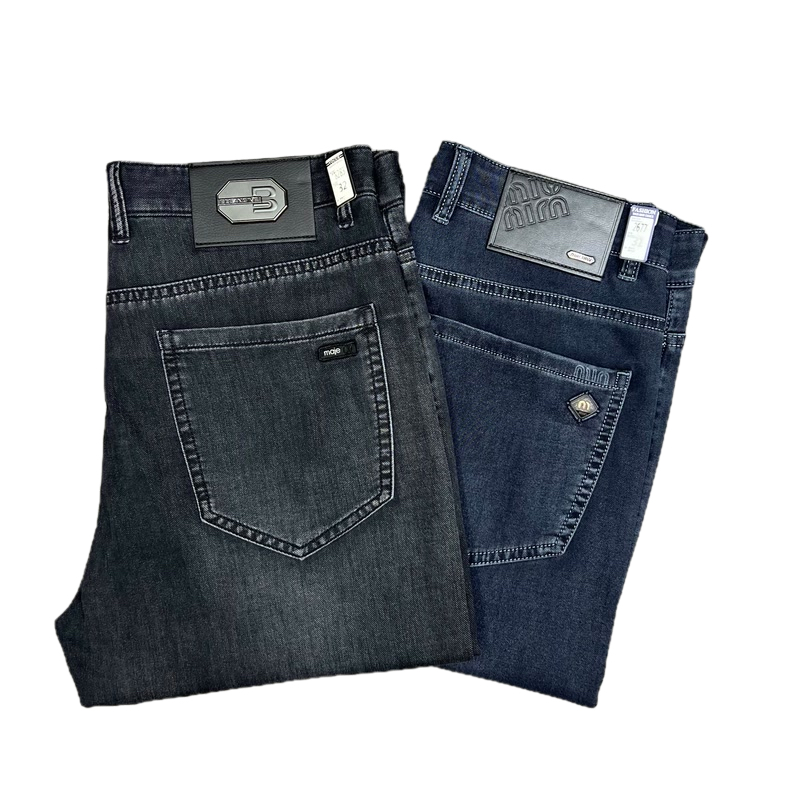 【轻奢品质】春夏新款男士直筒牛仔裤柔软薄长裤