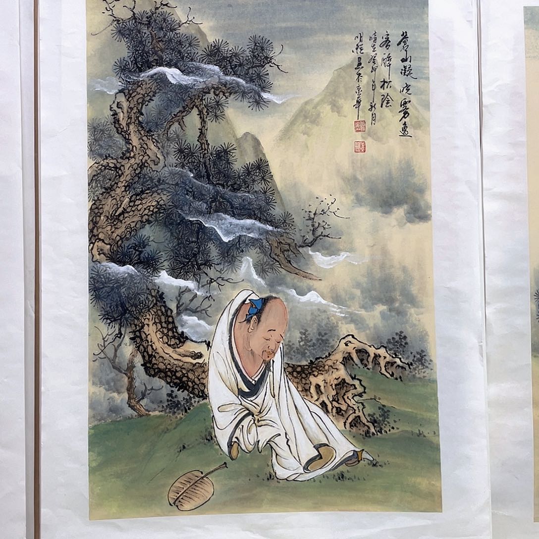 国画手绘国画，精品山水，画心