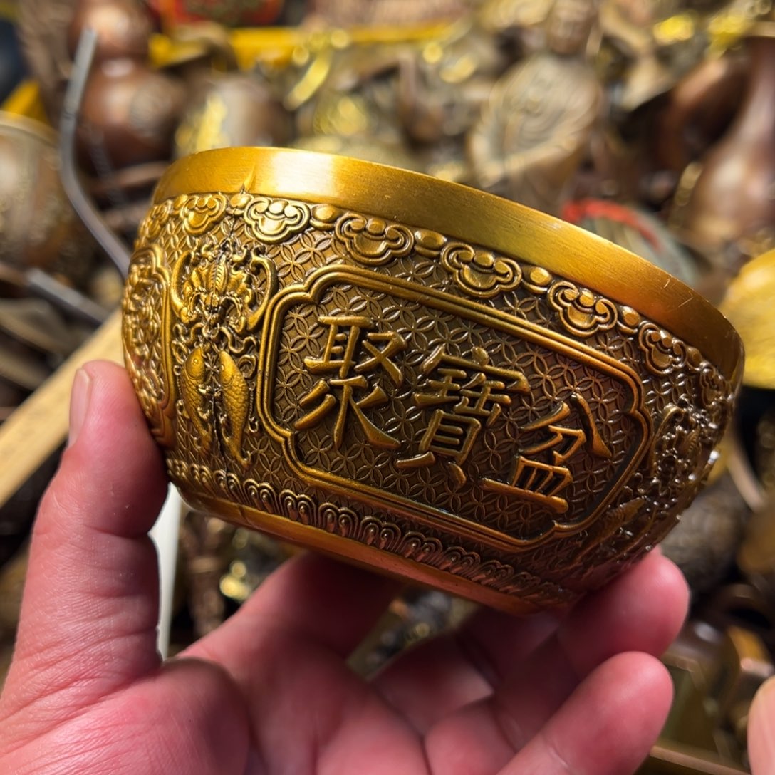 茶壶香炉铜器摆件