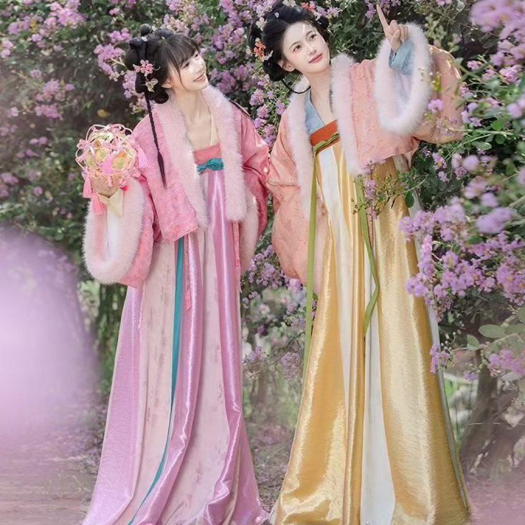 【云歌赋】齐胸套装披袄唐制汉服女款成人秋冬