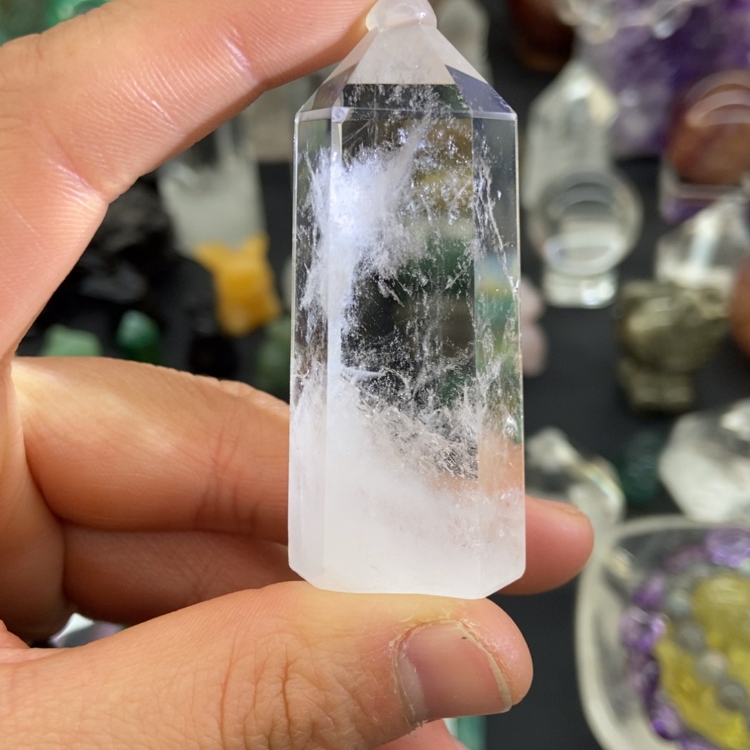 水晶未镶嵌珠宝半成品