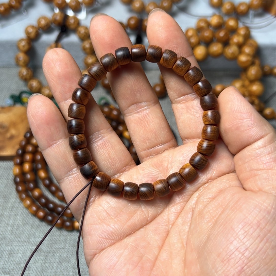 柏木（崖柏）黑油骨直切7*8