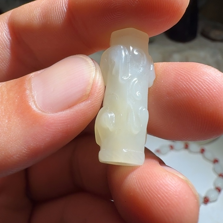 任***轩和田玉（糖玉）未镶嵌挂件