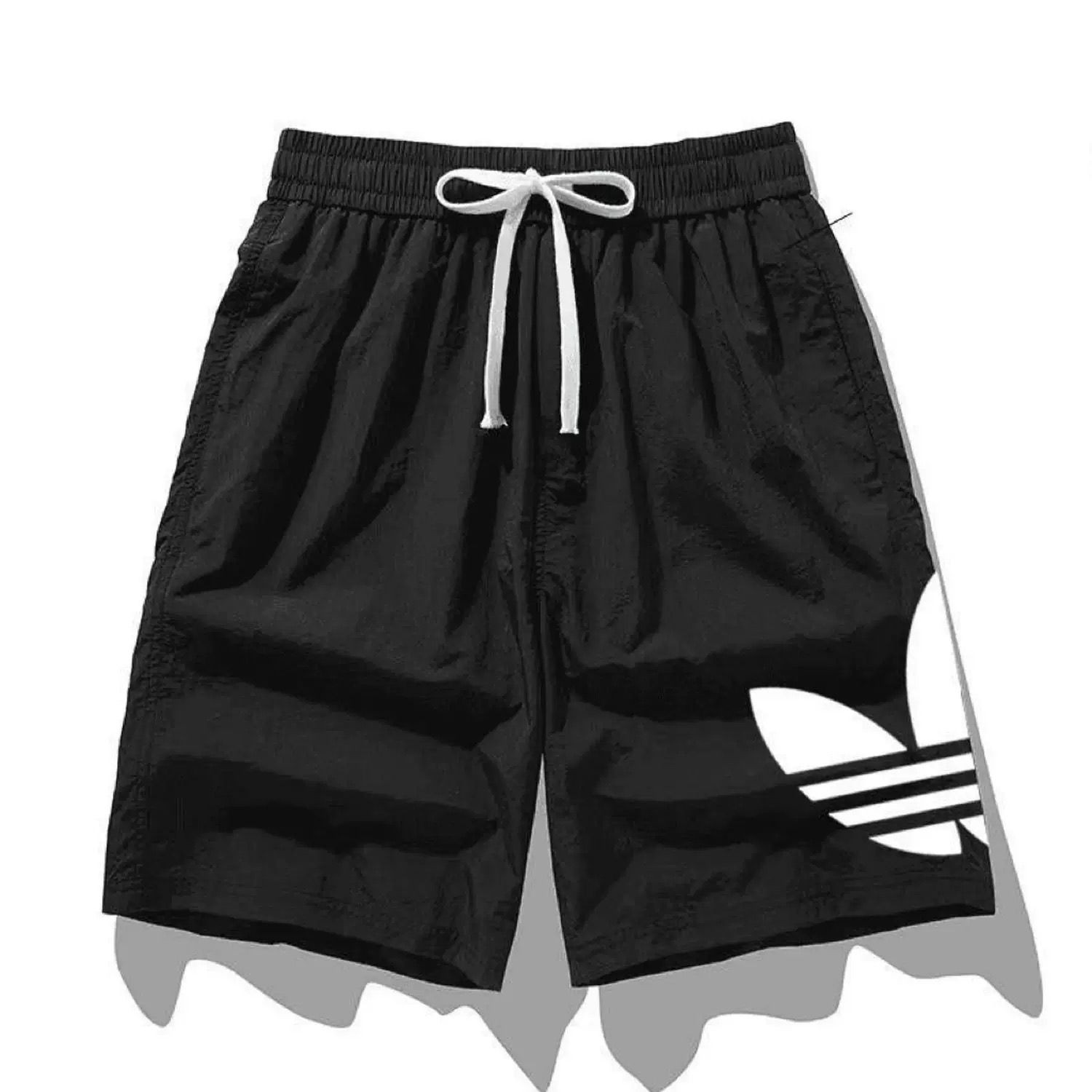 潮牌运动短裤男夏季速干冰丝2025休闲跑步四五分裤