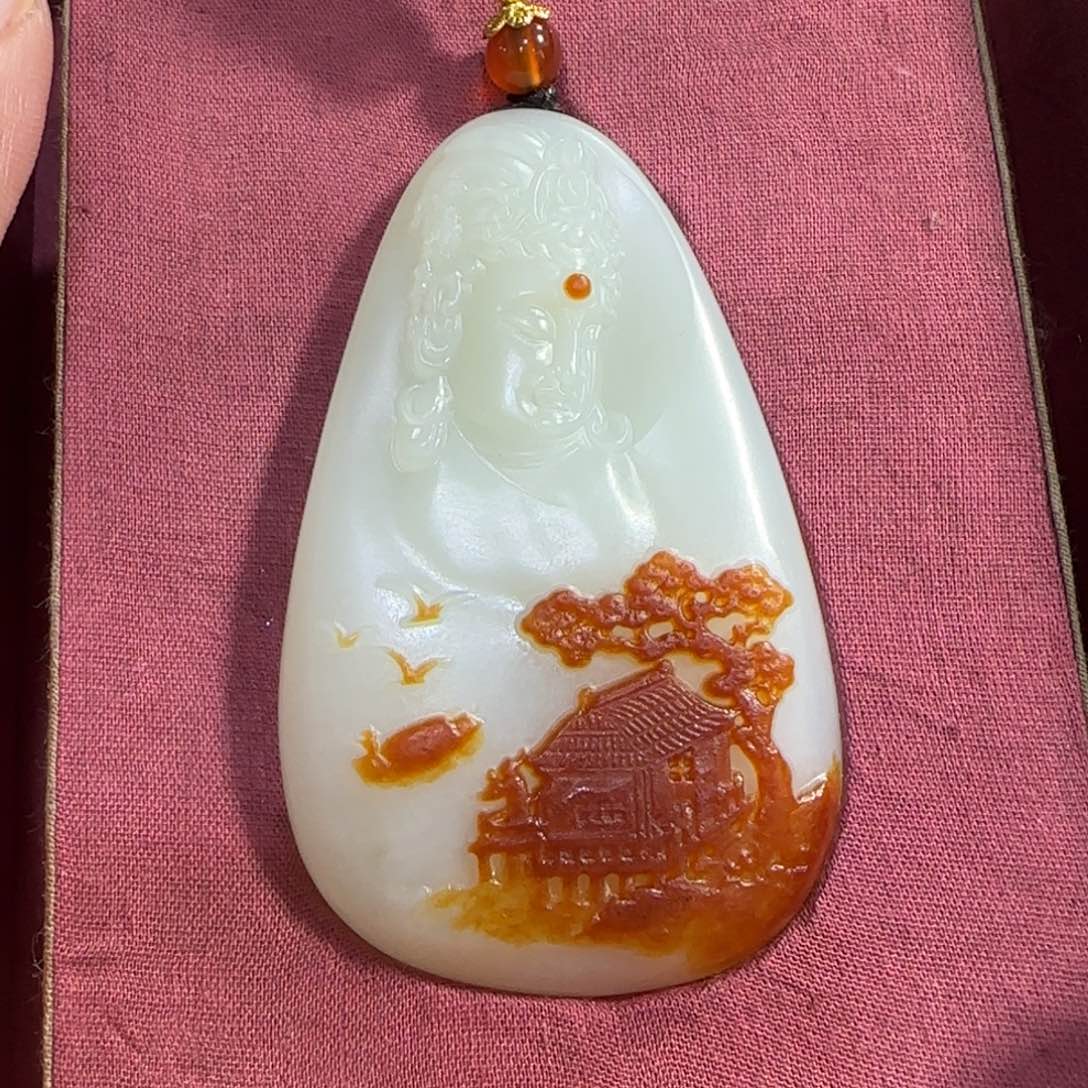 和田玉挂件未镶嵌