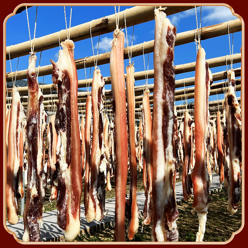 咸香白腊肉.从化非遗工艺广腊坊农家风干
