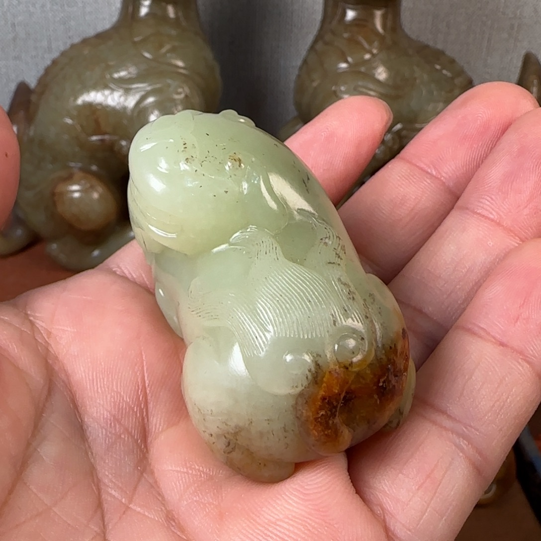 双***哥非常精美的手把件