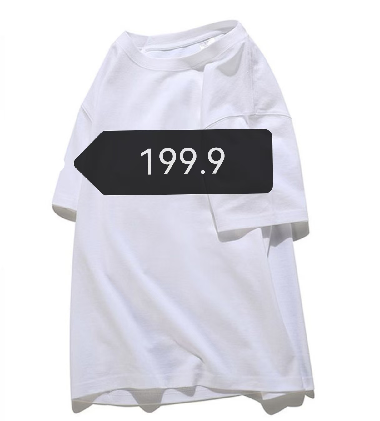 男士时尚春夏T恤常规款夏季短袖圆领免烫中袖情侣