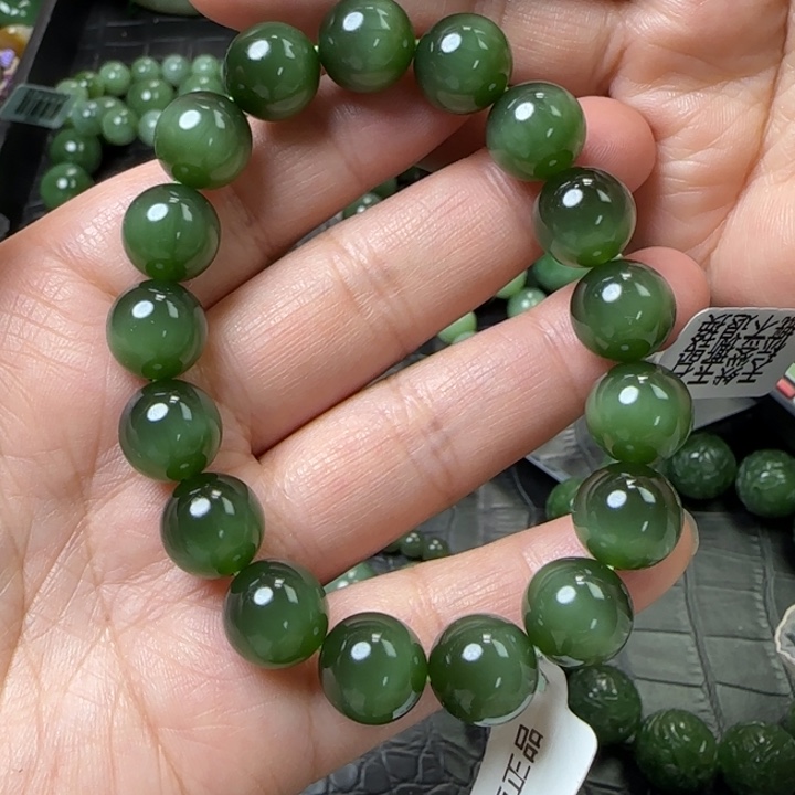 和田玉未镶嵌手链