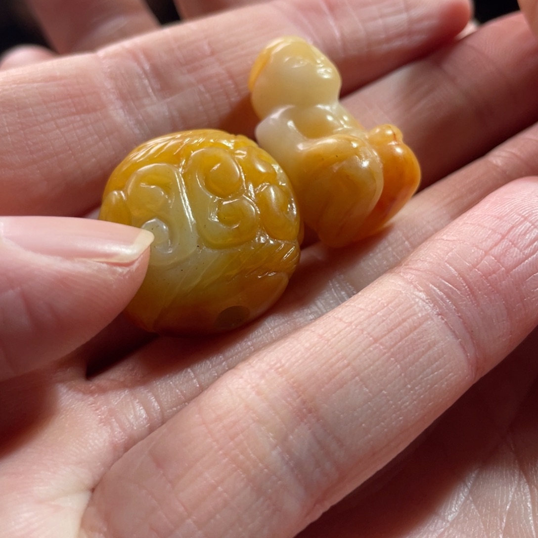 和田玉无未镶嵌春***冬