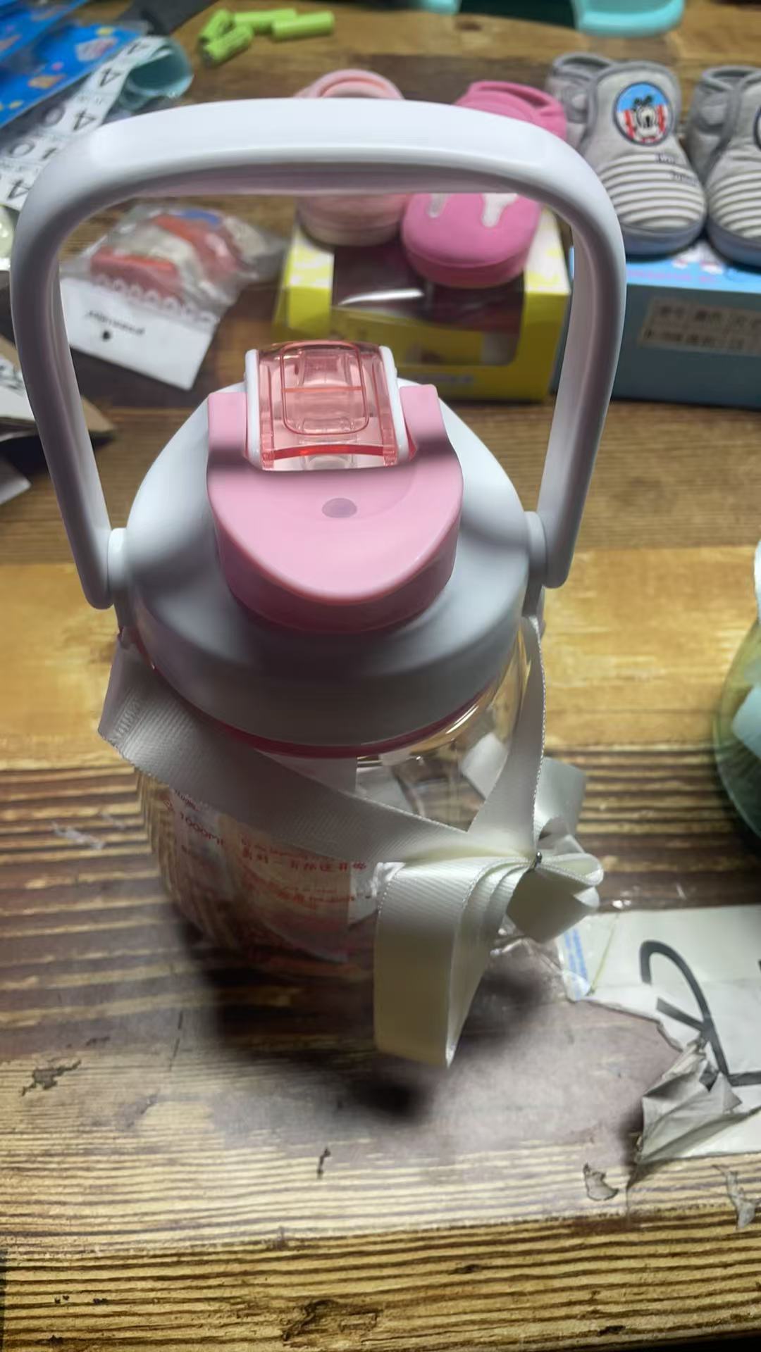 童装宝宝大肚吸管杯