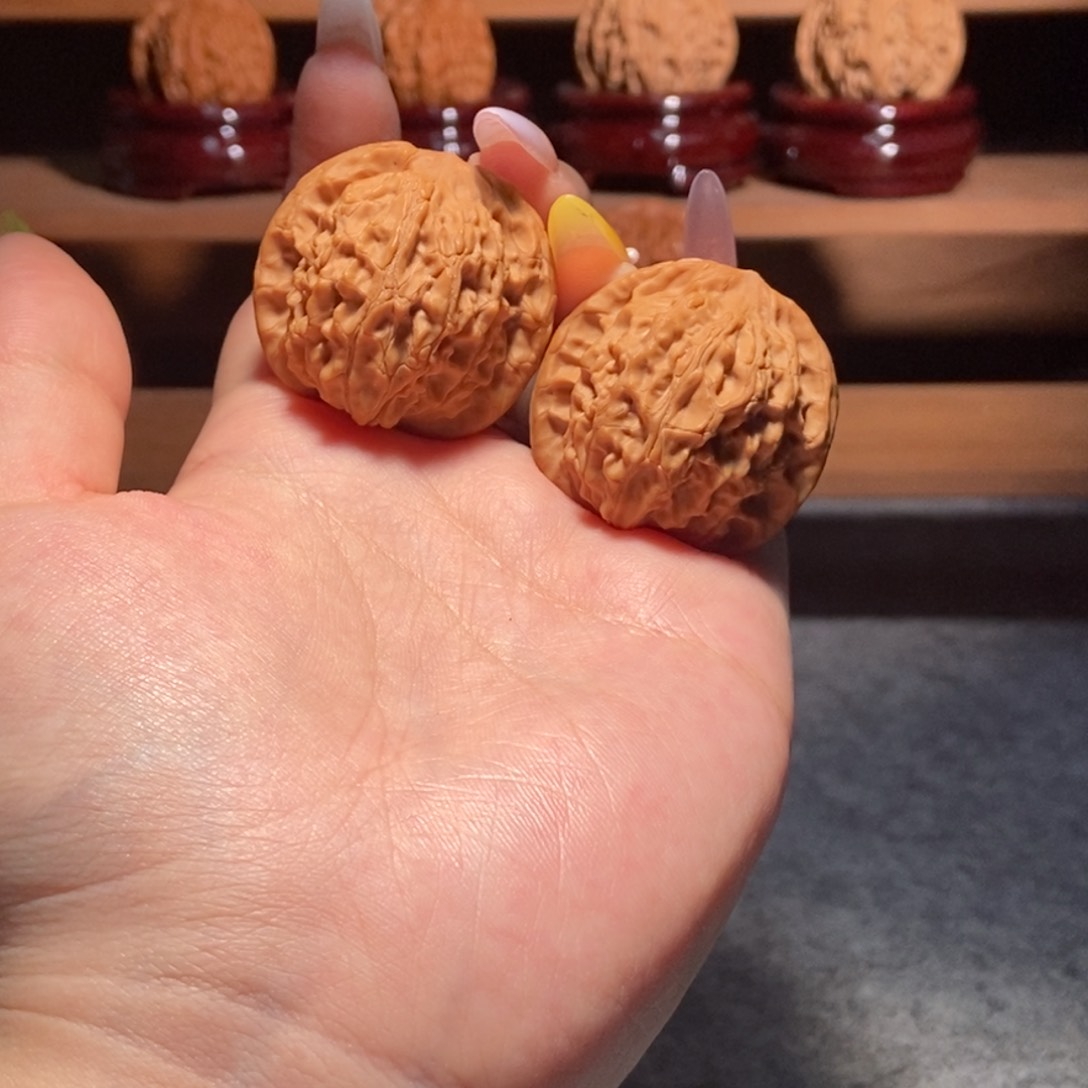 核桃手串/手链35平顶全品白茬