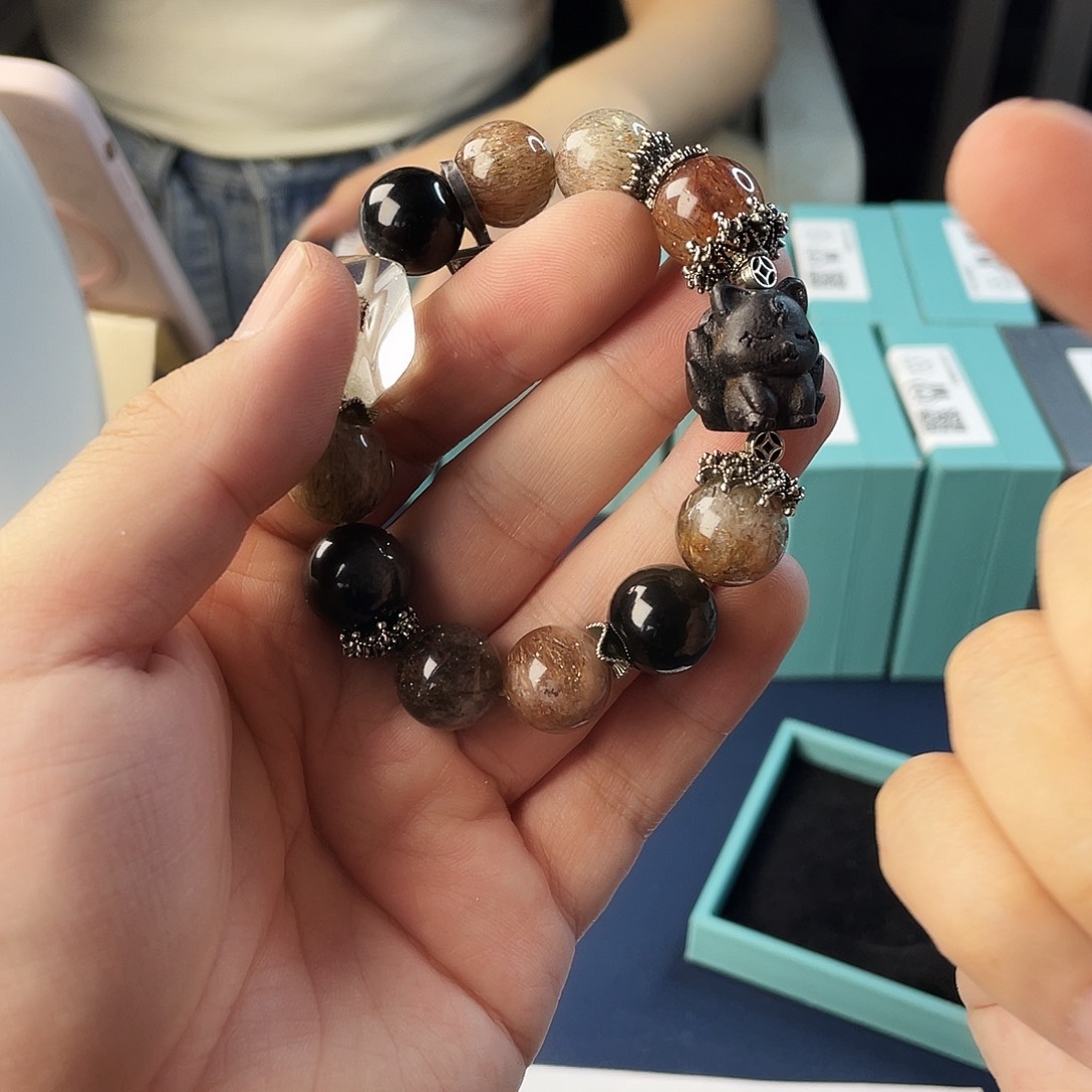 银S925镶嵌水晶手链