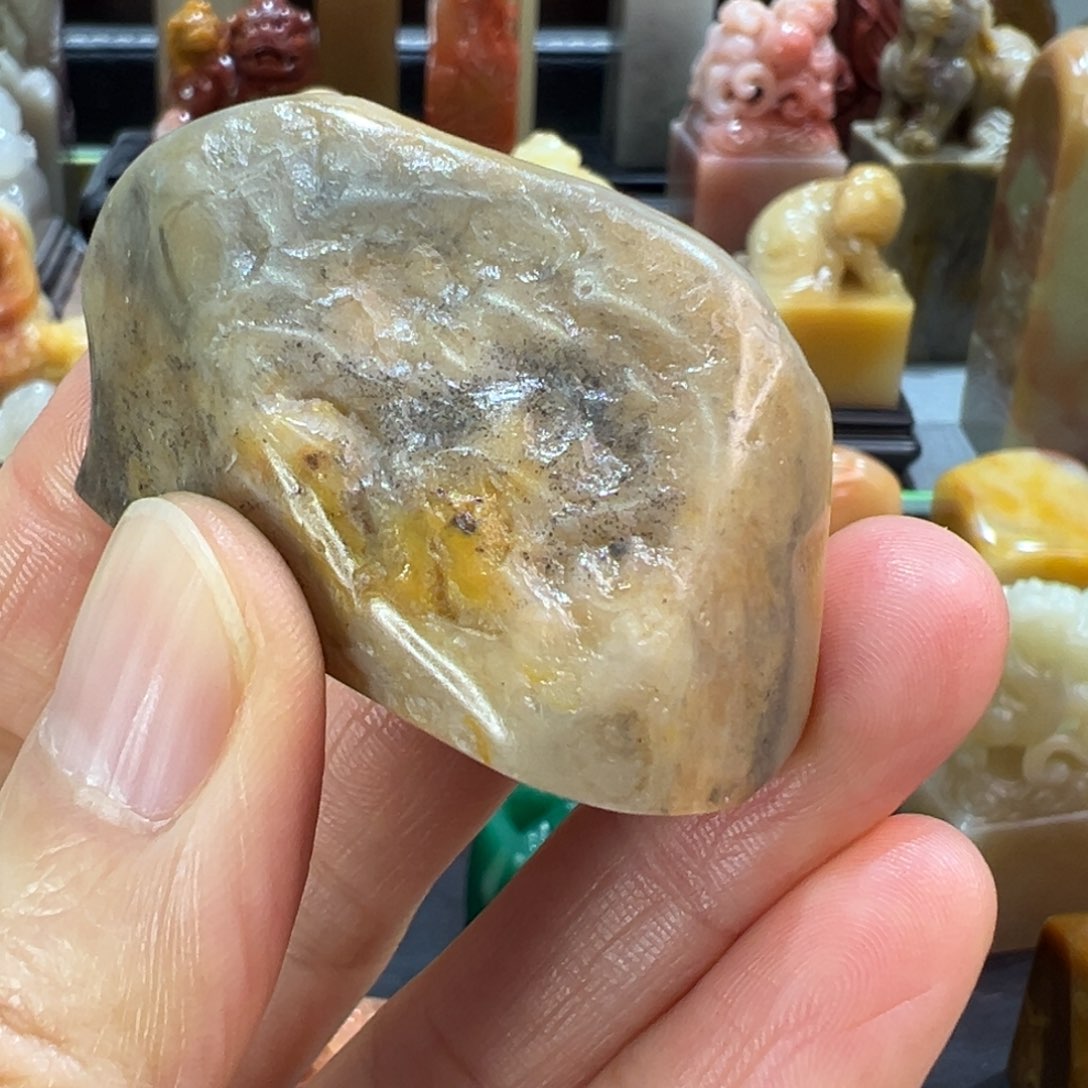寿山石印*居金师峰随形章