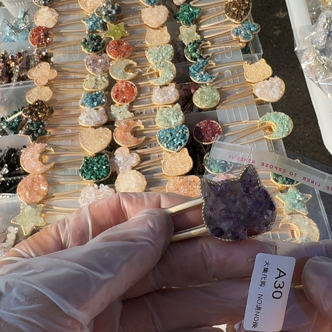 *****颈饰未镶嵌紫晶紫水晶