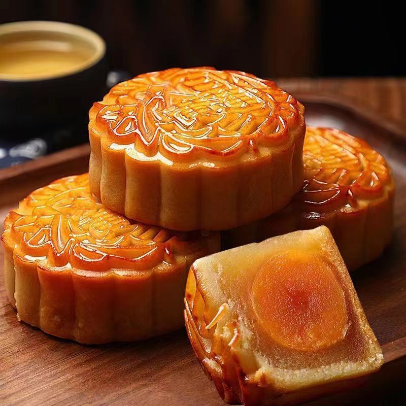 【拍2发4拍4发6个 可试吃】花园酒店漠阳记正宗广式双蛋黄莲蓉月饼