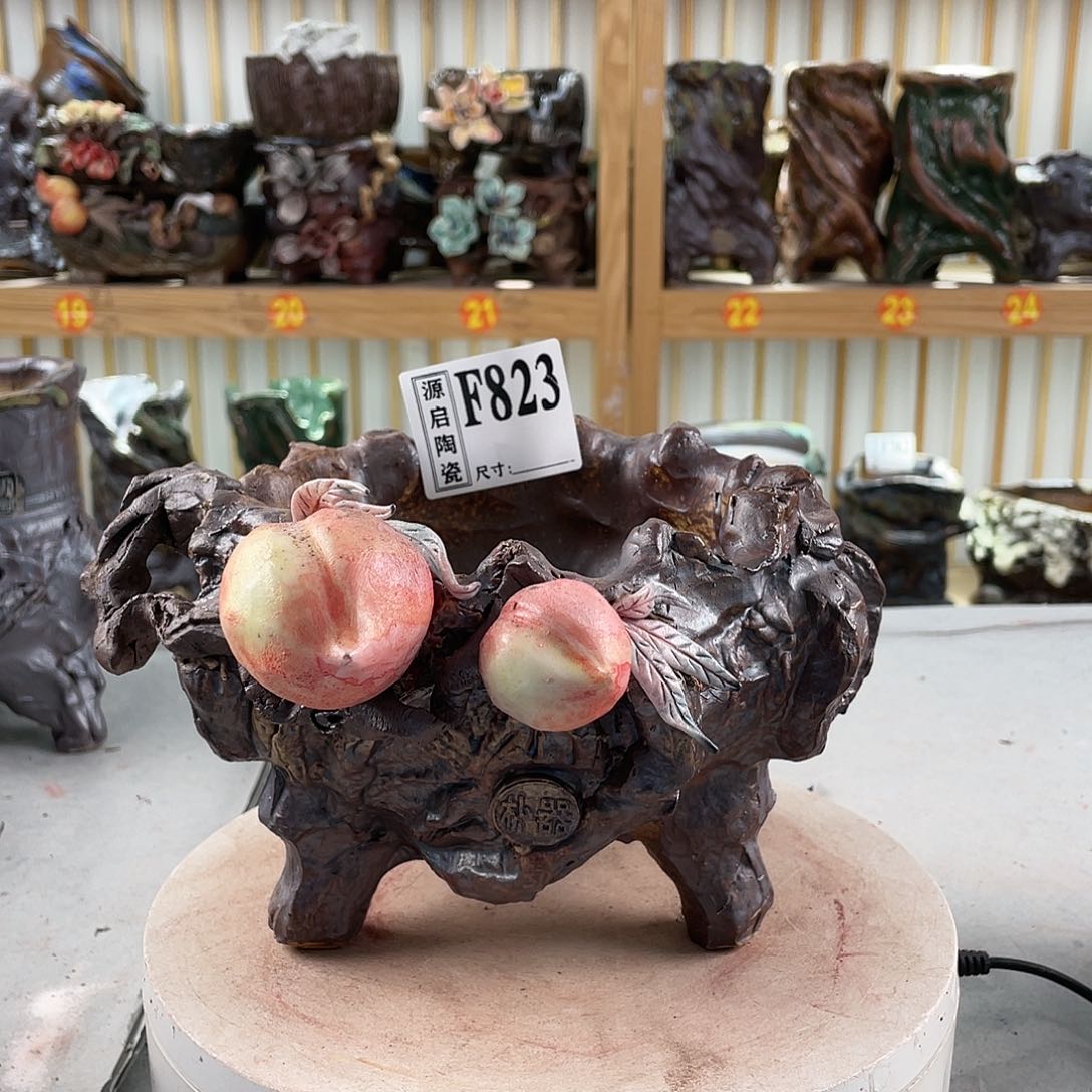 紫砂花盆手工制作默认微瑕823