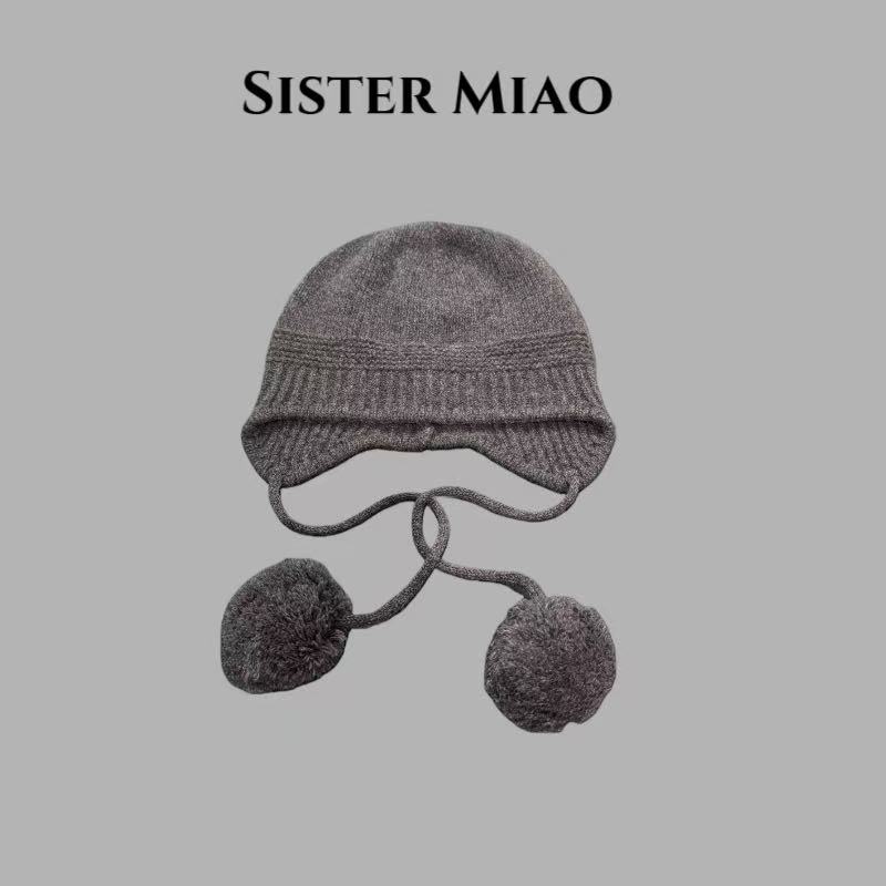 SISTER MIAO•球球羊毛帽子