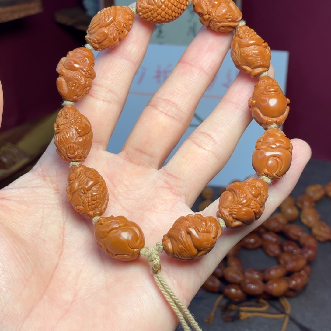 手串橄榄核十二生肖