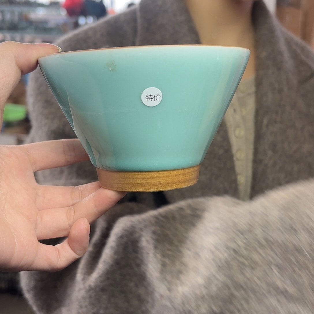 龙泉云间青瓷小米茶器