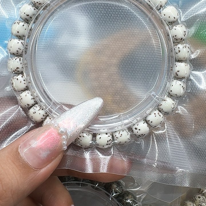 星月菩提手串530卓越半臂白星月菩提87桶单圈