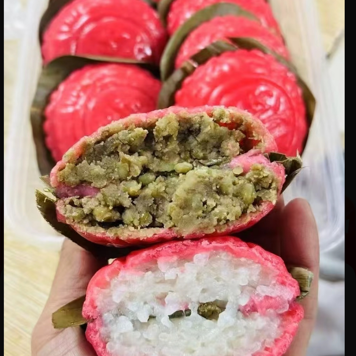 [莆仙汇甄选] 莆田红团 绿豆糯米馅