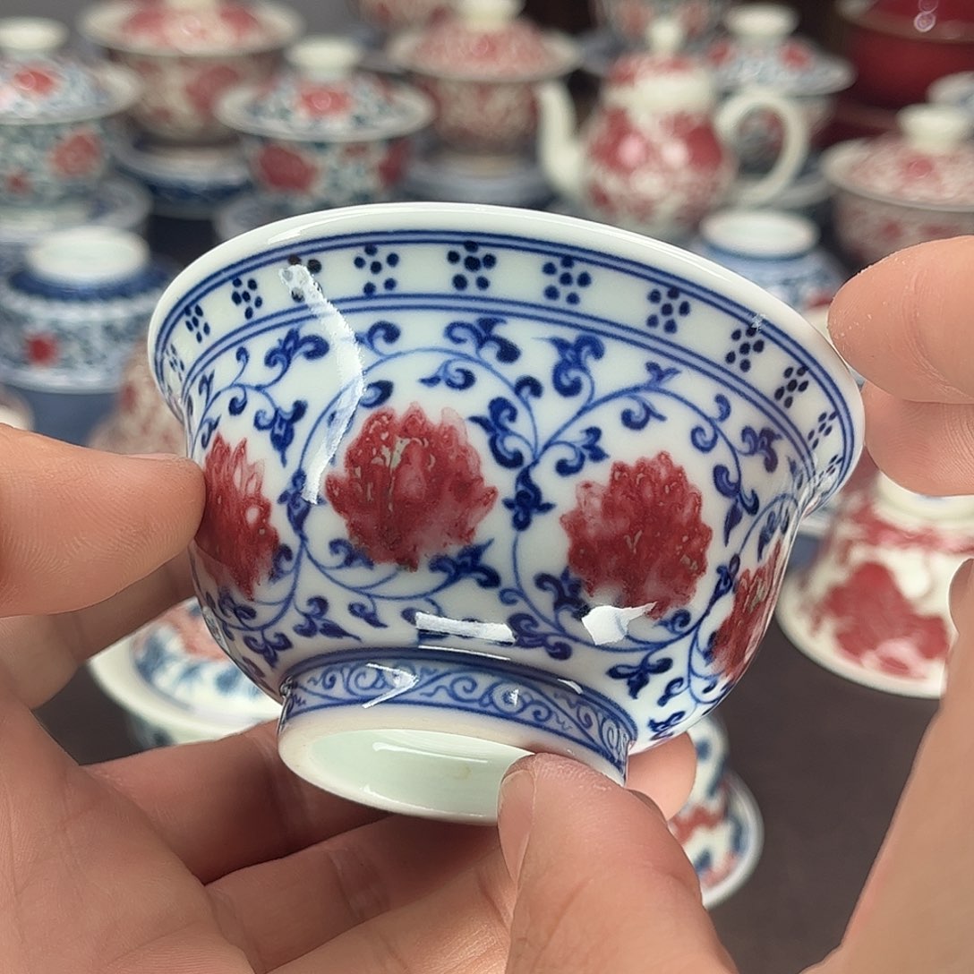 景德镇陶瓷青花釉里红