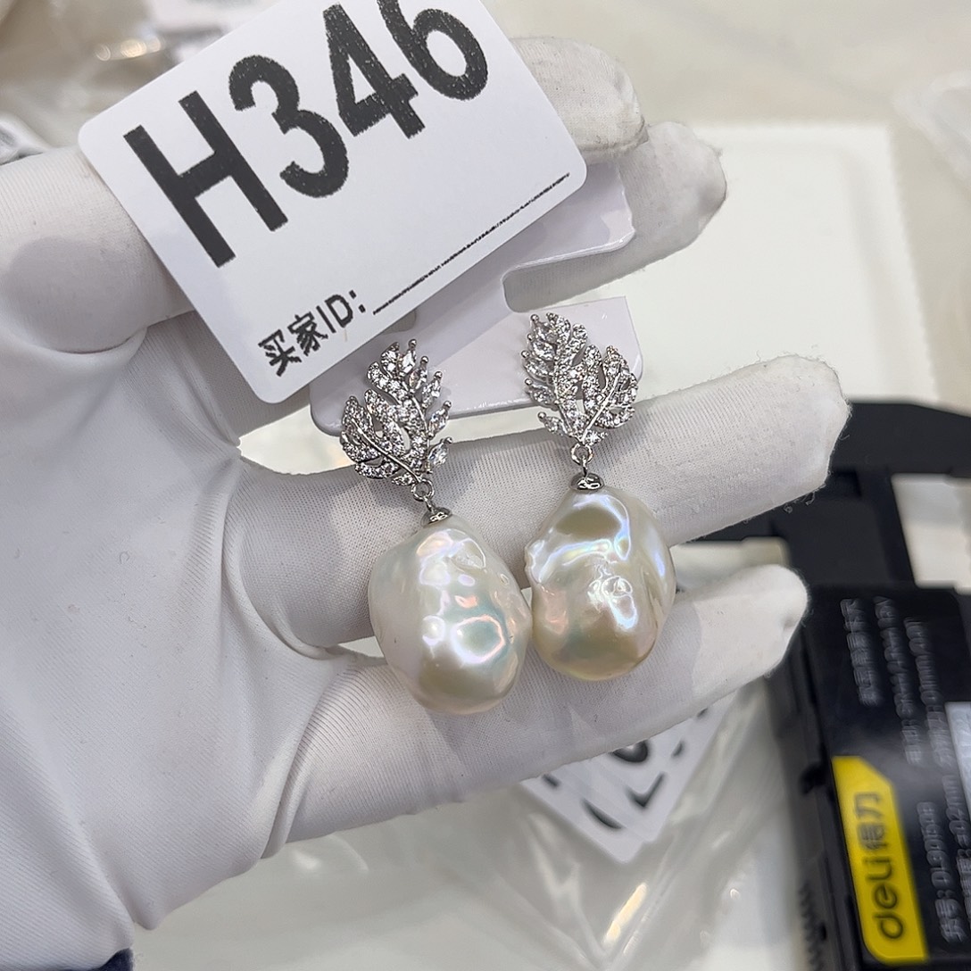 耳饰淡水珍珠合金