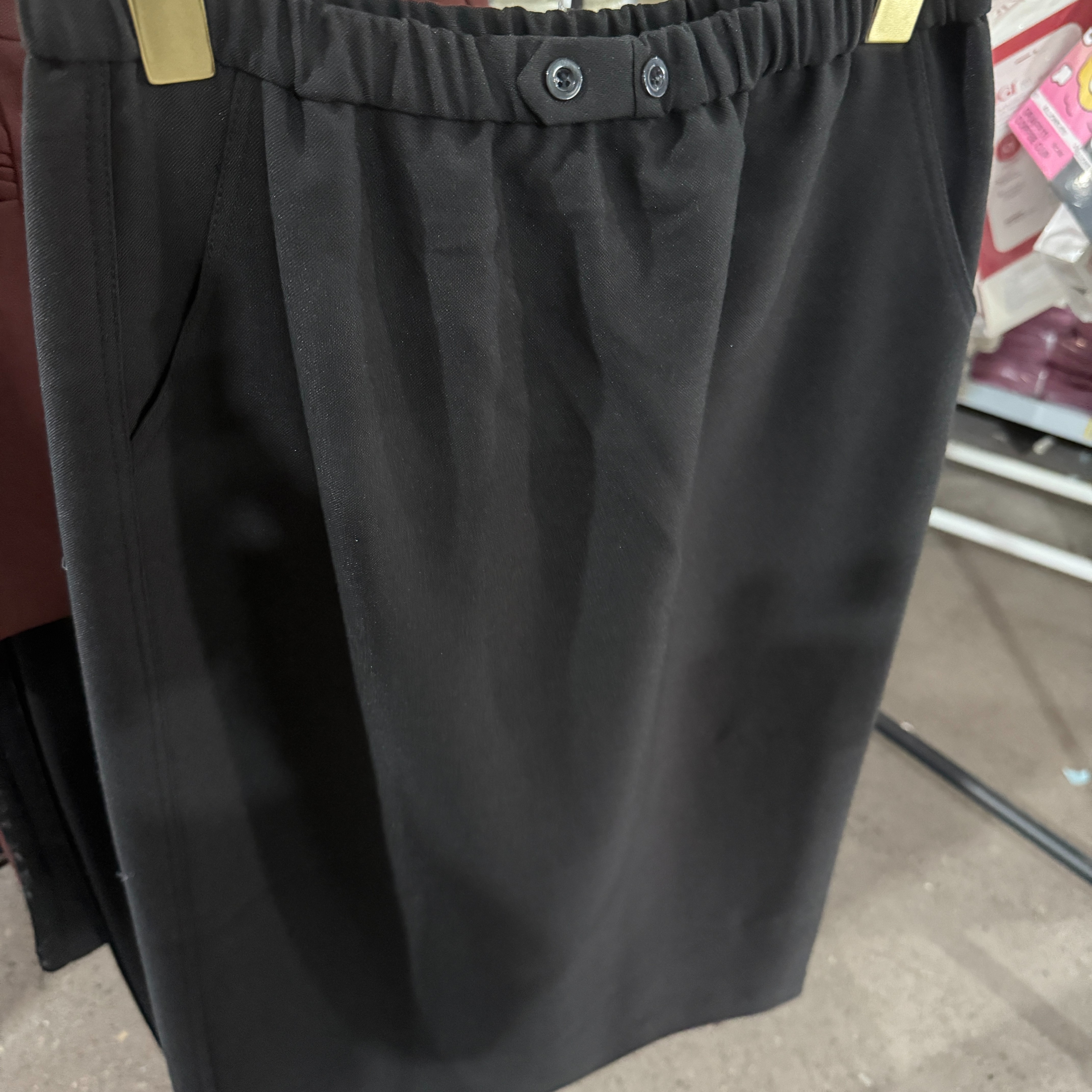 纽扣高腰法式百搭不褪色半身裙时尚直筒沙丘废土风 K8909