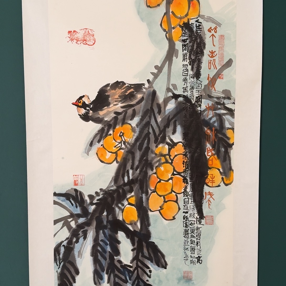 国画邹联富老师的作品