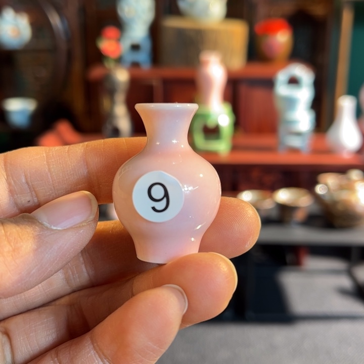 摆件微陶老王迷你花瓶