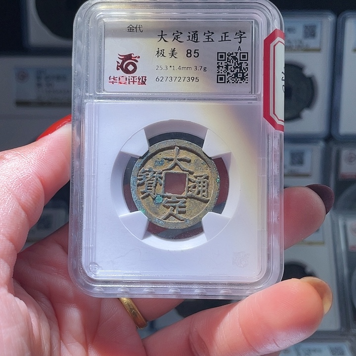 铜轩缘 大定通宝正字编号7395