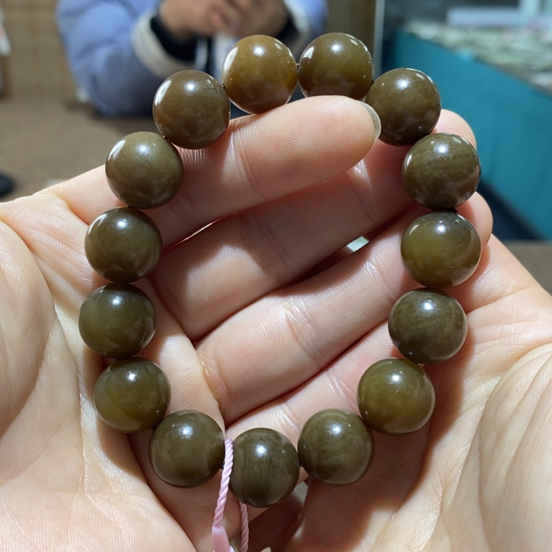 和田玉未镶嵌手链214