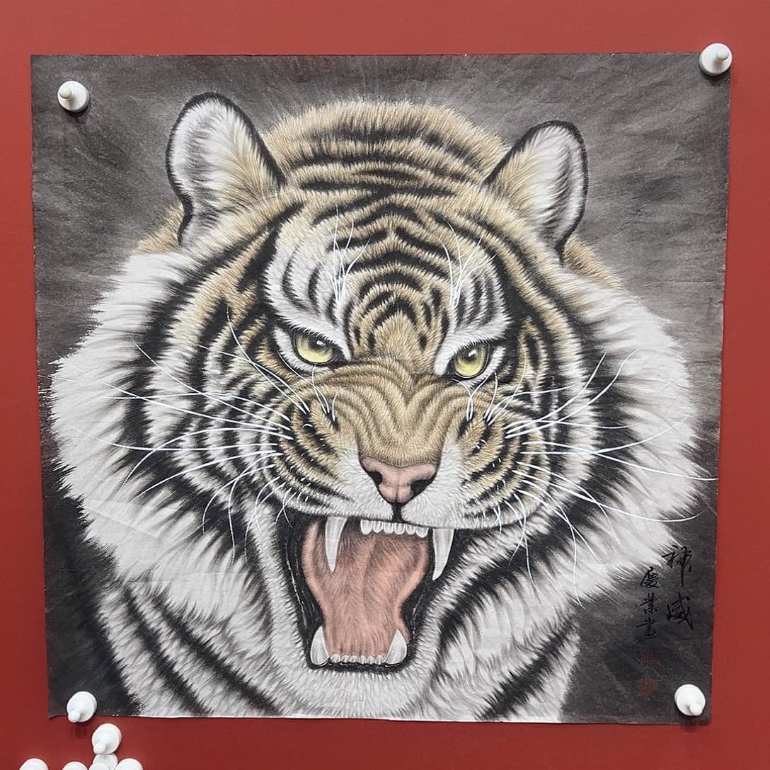 国画赵庆业老师国画作品月