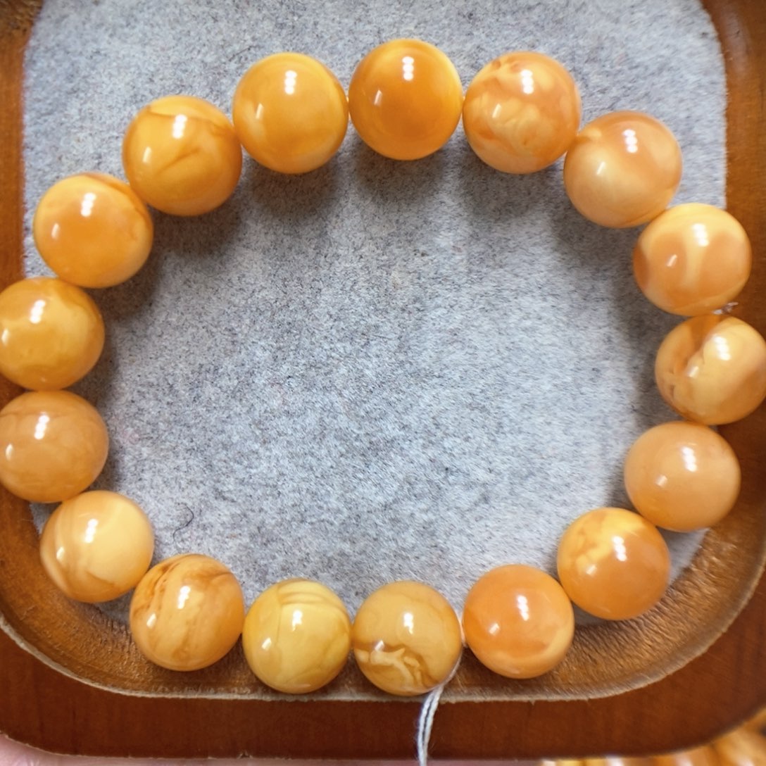蜜蜡手串未镶嵌蜜蜡