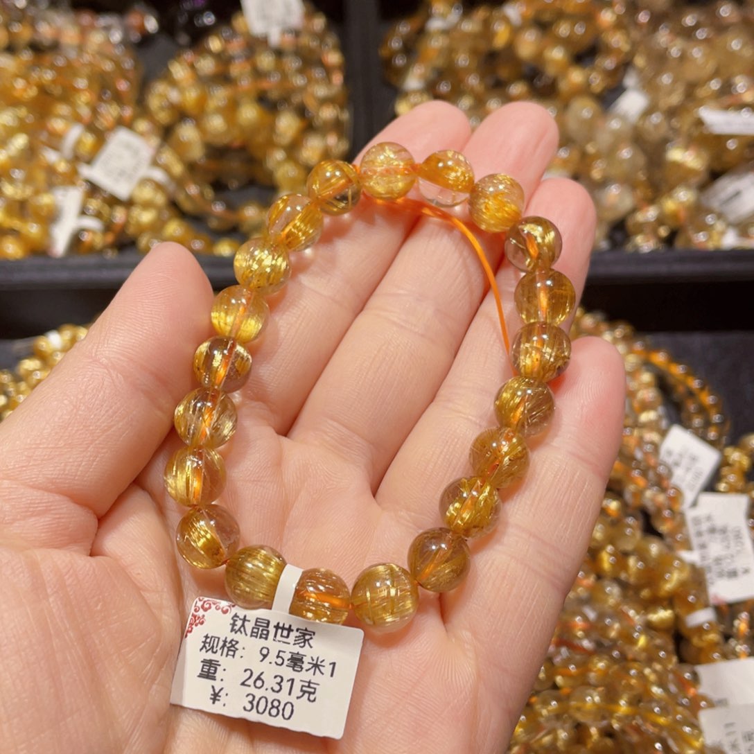 水晶手链未镶嵌笑****友天然水晶手链