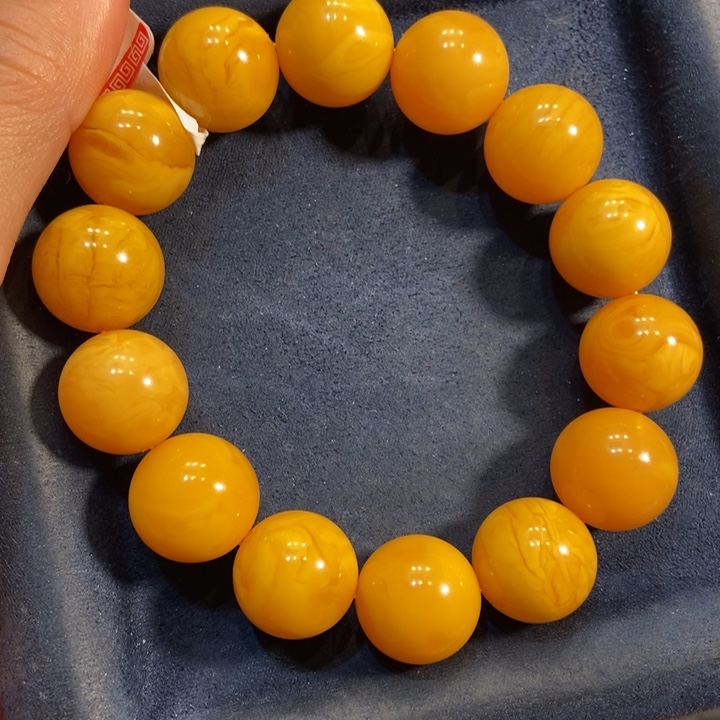 琥珀手链未镶嵌蜜蜡