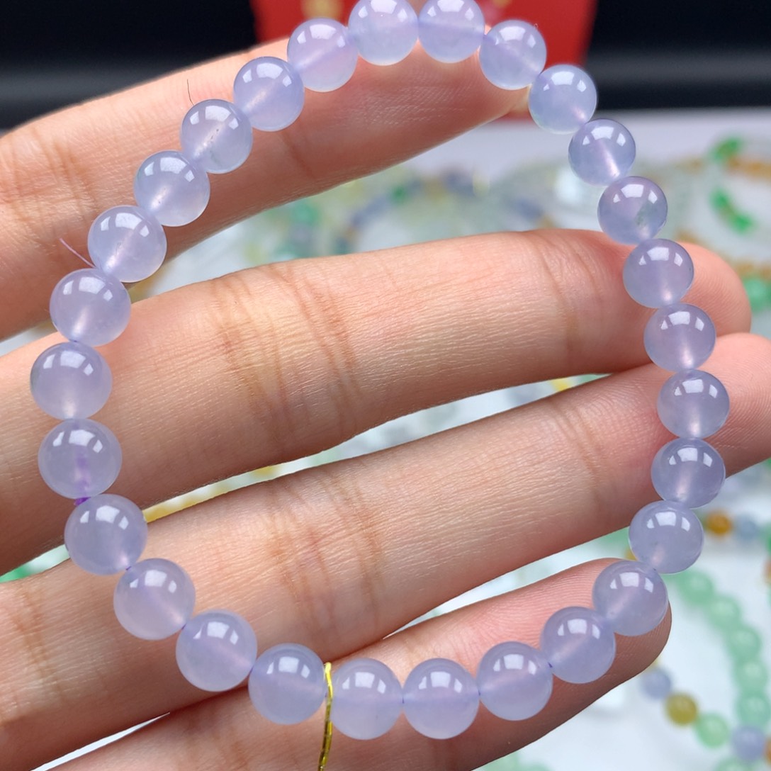 翡翠手链未镶嵌卡